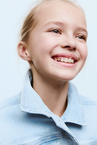Blouson en jean - Blanc