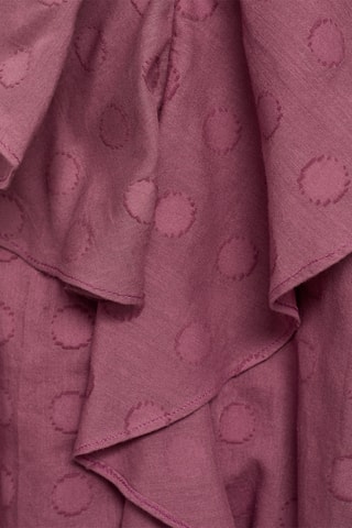 Robe pois volants - Violet