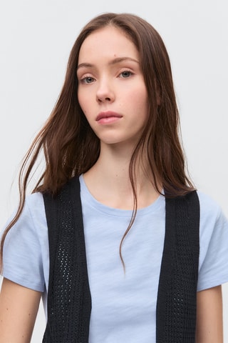 Gilet long - Bleu marine