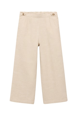 Jupe-culotte texturée - Gris clair