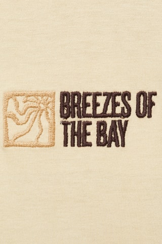 T-shirt en coton imprimé - Sable