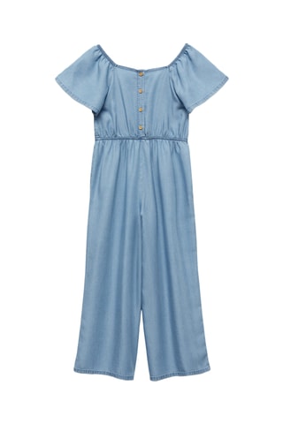 Combinaison froncée - Bleu