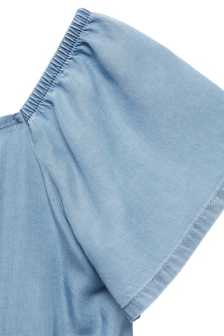 Combinaison froncée - Bleu