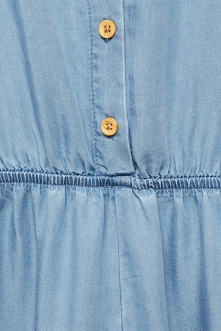 Combinaison froncée - Bleu