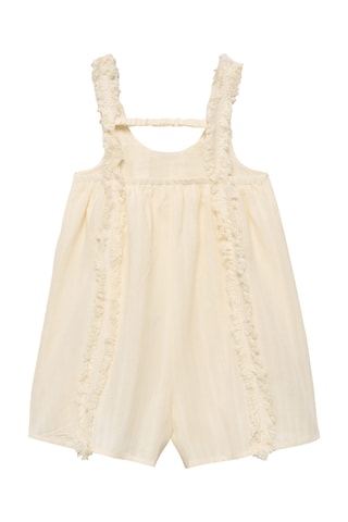 Combinaison détail à franges - Jaune