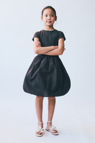 Robe jupe ballon - Bleu marine