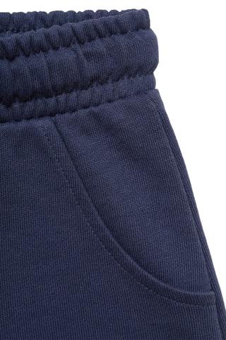 Short coton taille élastique - Blanc cassé