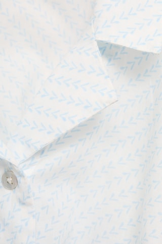 Blouse crop noeud - Bleu clair