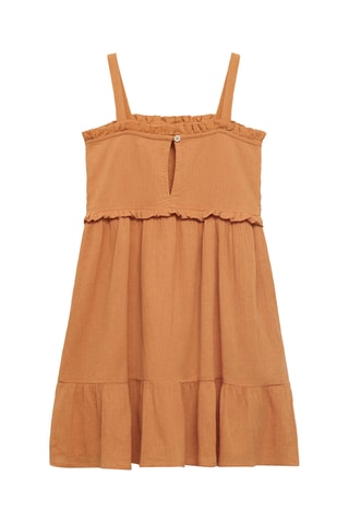 Robe crochet - Orange