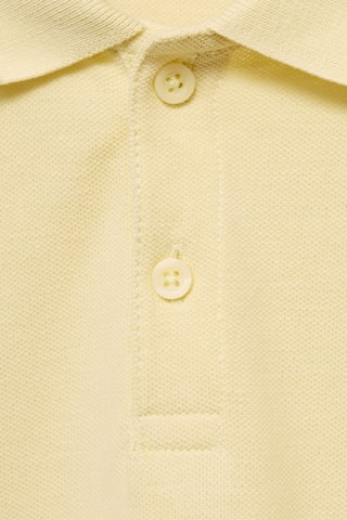 Polo coton manches courtes - Blanc cassé