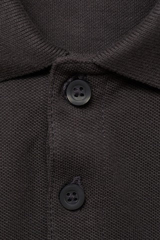 Polo coton manches courtes - Blanc cassé