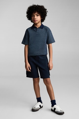 Bermuda cargo cordon - Beige