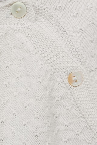 Pull-over brodé maille - Gris clair