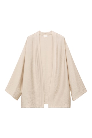 Veste style kimono - Gris clair