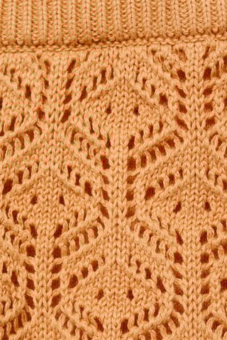 Short maille ajourée - Orange pastel