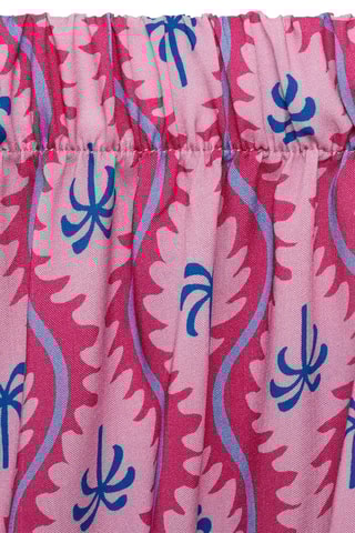 Pantalon imprimé palmier - Rose