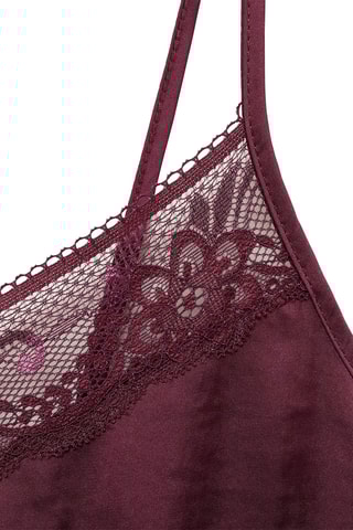 Top détail dentelle - Bleu nuit