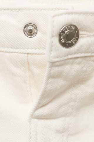 Jean seamless ourlet effiloché - Blanc cassé