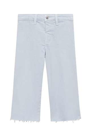 Jean seamless ourlet effiloché - Blanc cassé