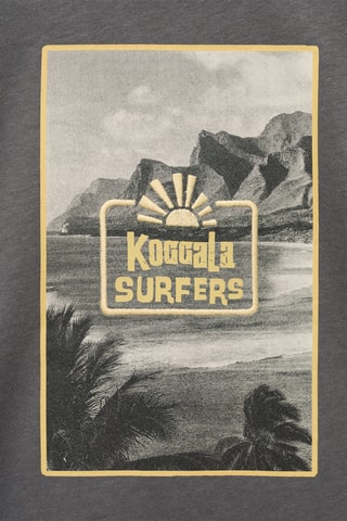 T-shirt coton imprimé - Anthracite