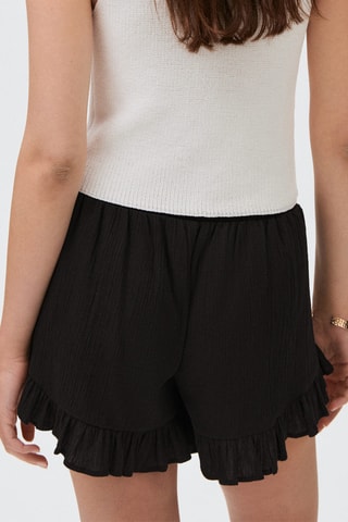 Short brodé perles - Noir