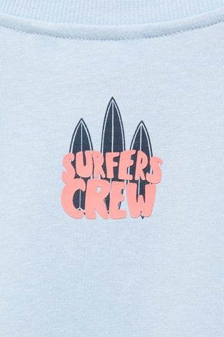 T-shirt imprimé surf - Bleu