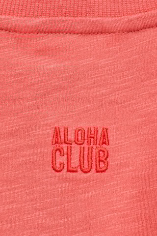 T-shirt poche plaquée - Bleu