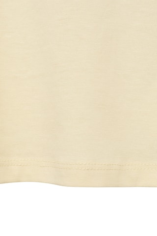 T-shirt imprimé plage - Jaune