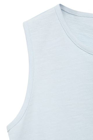 T-shirt dos croisé noeud - Bleu clair