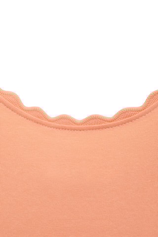 T-shirt bretelles détail brodé - Blanc cassé