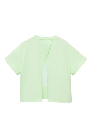 T-shirt dos croisé palmier - Vert