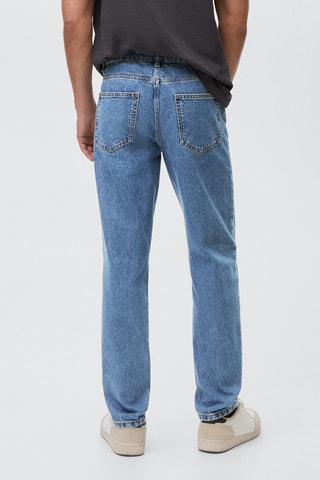 Jean slim à déchirures - Bleu