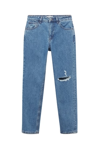 Jean slim à déchirures - Bleu