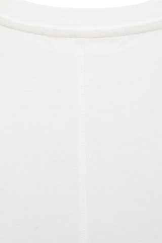 T-shirt coton imprimé - Blanc cassé