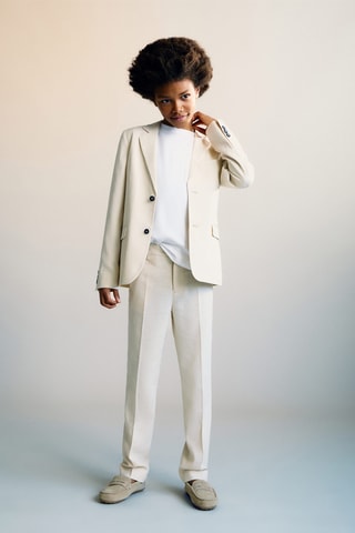 Veste de costume lin - Sable