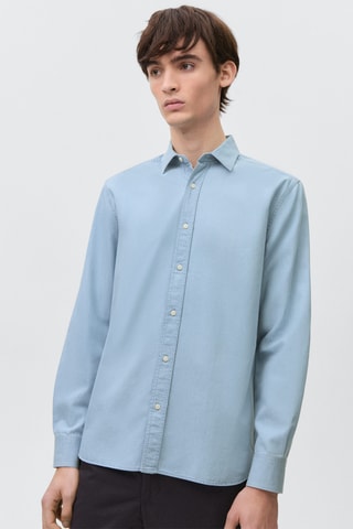 Chemise oxford en coton - Gris