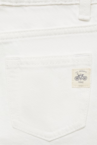 Jean skinny déchirures décoratives - Blanc