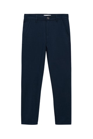 Pantalon lin coton - Beige