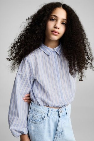 Chemise taille réglable - Bleu