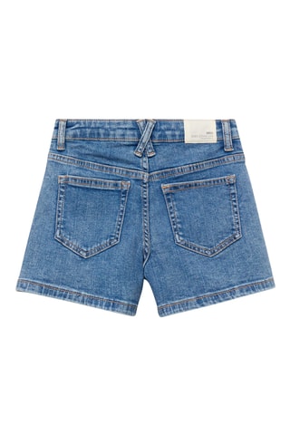 Short en jean droit - Bleu marine