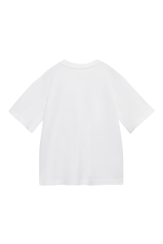 T-shirt imprimé manches courtes - Blanc cassé
