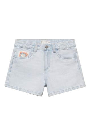 Short crochet combiné - Bleu clair