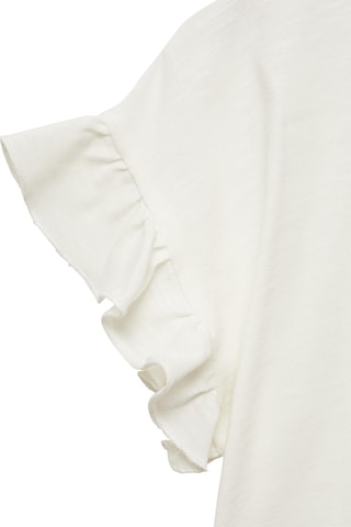 T-shirt imprimé palmiers - Blanc cassé