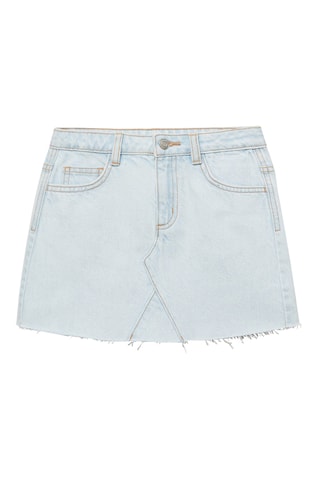 Minijupe en jean - Bleu clair