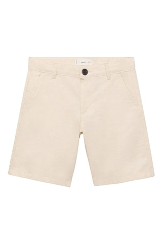 Bermuda chino lin - Sable