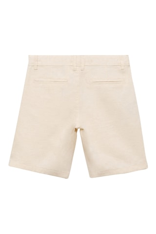 Bermuda chino lin - Sable