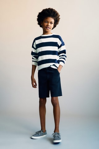 Bermuda chino lin - Sable