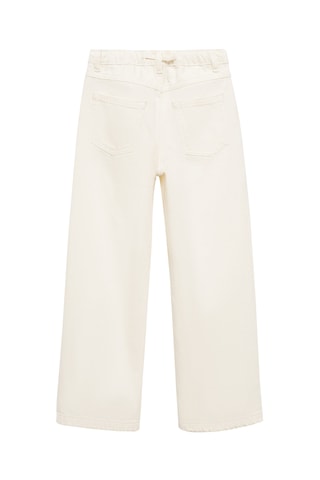 Jean wideleg cordon de serrage - Beige