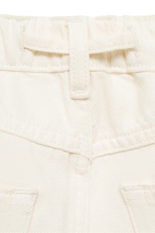 Jean wideleg cordon de serrage - Beige