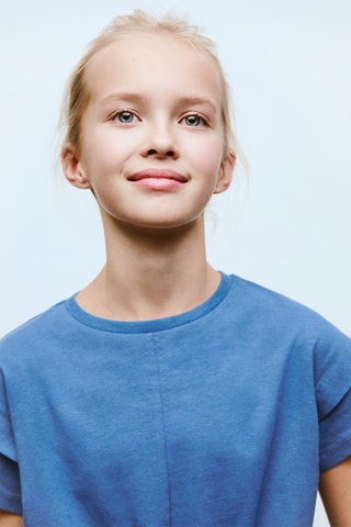 T-shirt coton détail noeud - Blanc cassé